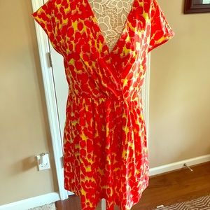 Leopard Gap dress with pockets